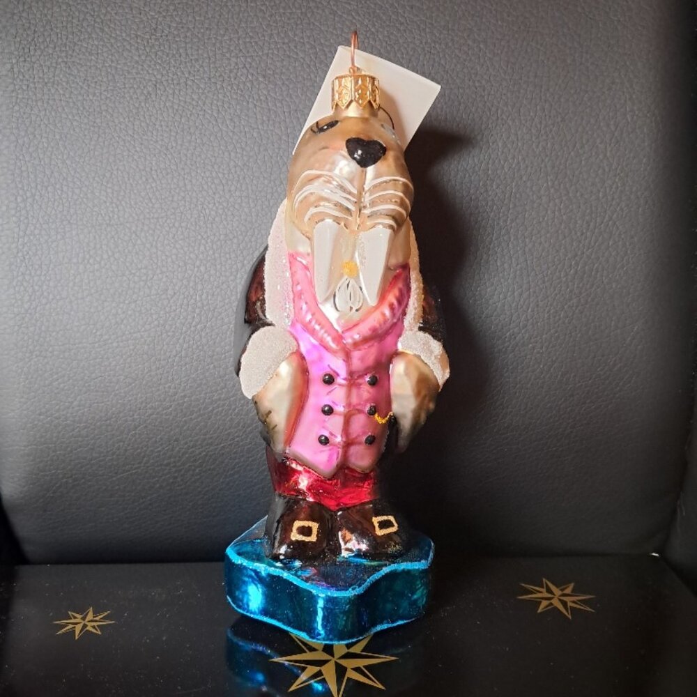 Christopher Radko Walrus Christmas Ornament